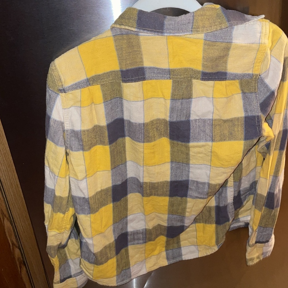 FREE with Purchase‼️ American Eagle Outfitters Flannel🦅 💛🩶🤍 - Picture 8 of 12